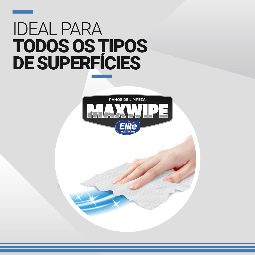 Produtos - Panos de Limpeza - Multiuso - MAXWIPE MAX60 DOBRADO - Elite  Professional - Brasil