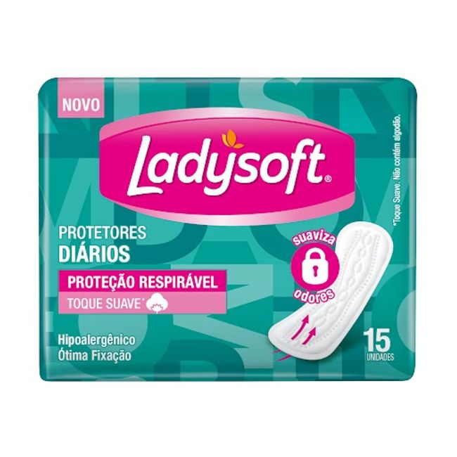 Protetor Diário Ladysoft 15 Unidades