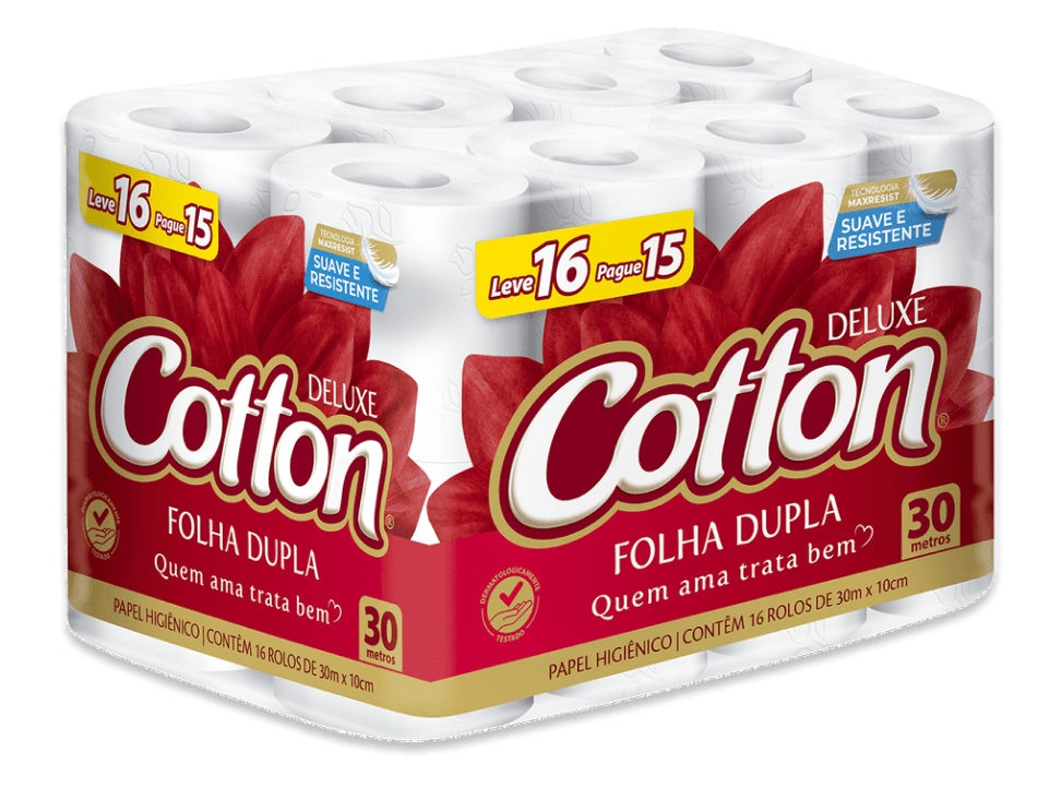 Cotton folha dupla